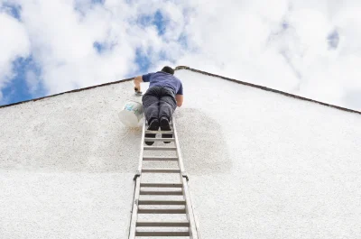 Peinture extérieure à l'Absie — façades et ravalement